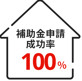 補助金申請成功率100%