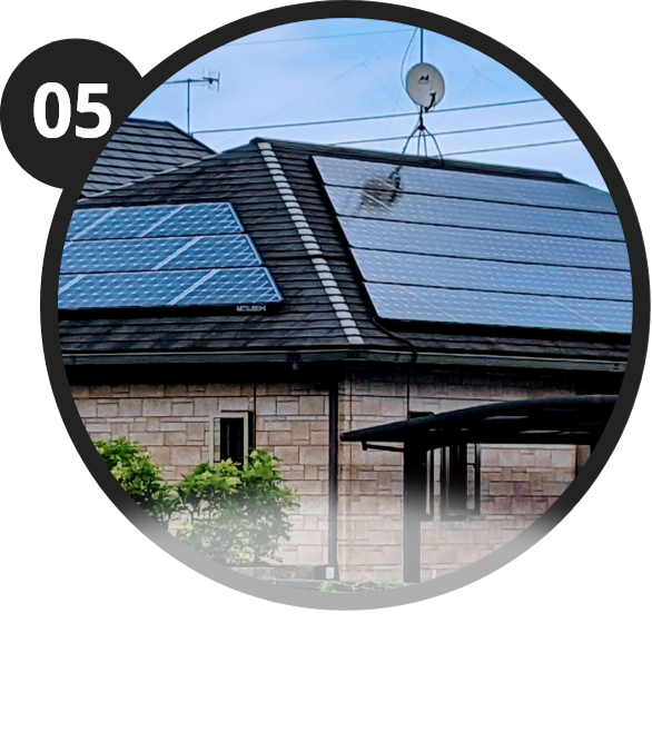 ソーラーパネルの写真